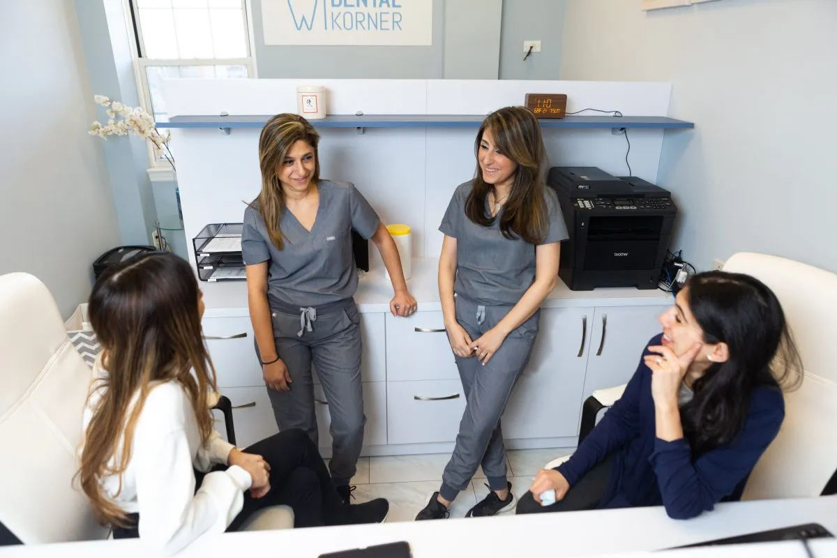 Dental Korner team members together in the Great Neck office